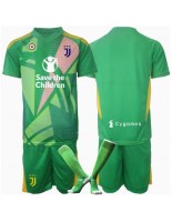 Juventus Keeper Bortedraktsett Barn 2024-25 Korte ermer (+ bukser)